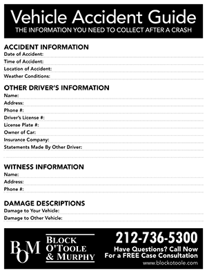 Auto Accident Form