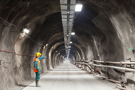 tunnel worker